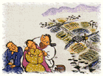 「上人塚・目の神様・霊松一本木」挿絵