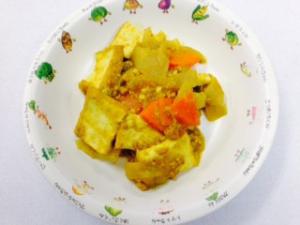 厚揚げのカレー煮の写真