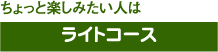 ちょっと楽しみたい人は　ライトコース
