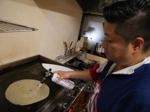 ガレットを焼く