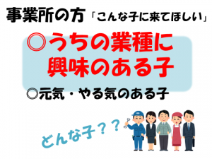 どんな子に来てほしいか