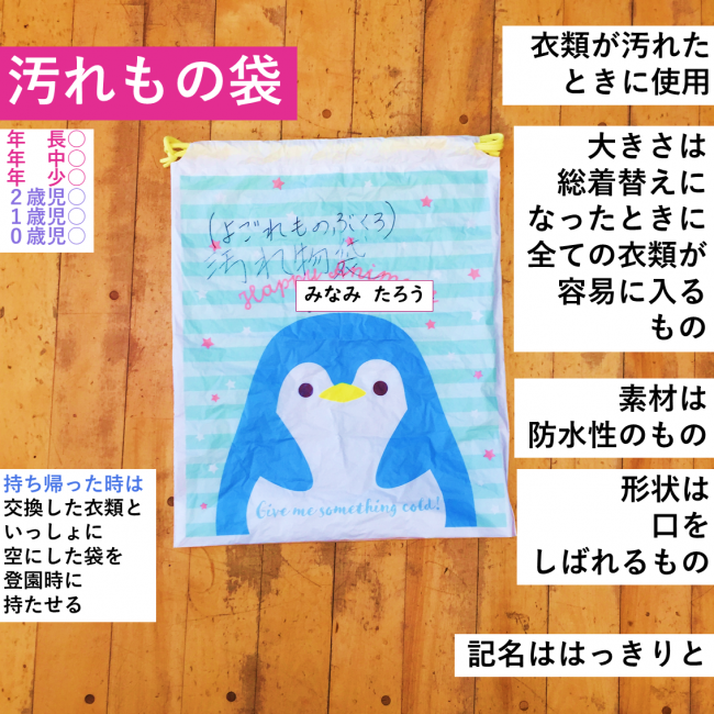汚れもの袋