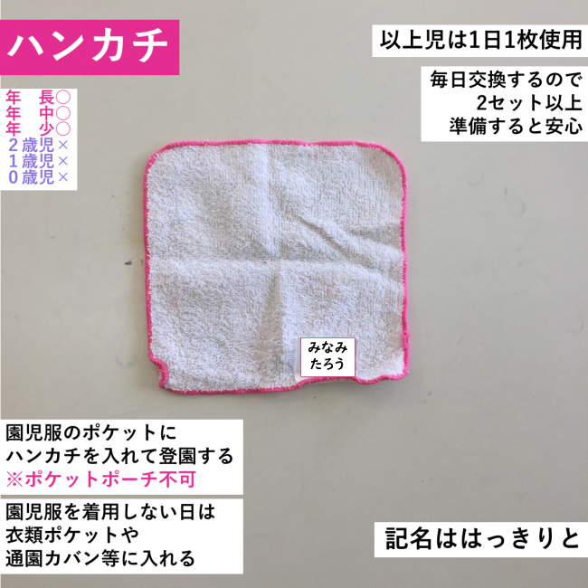 ハンカチ