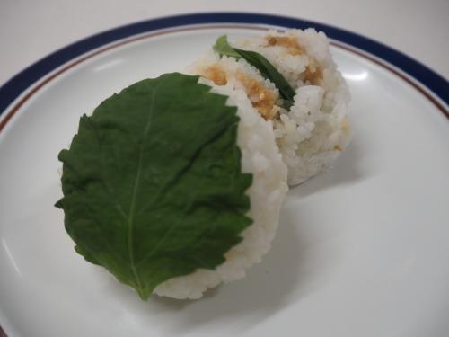 そば味噌おむすび