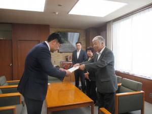 商工会要望書提出